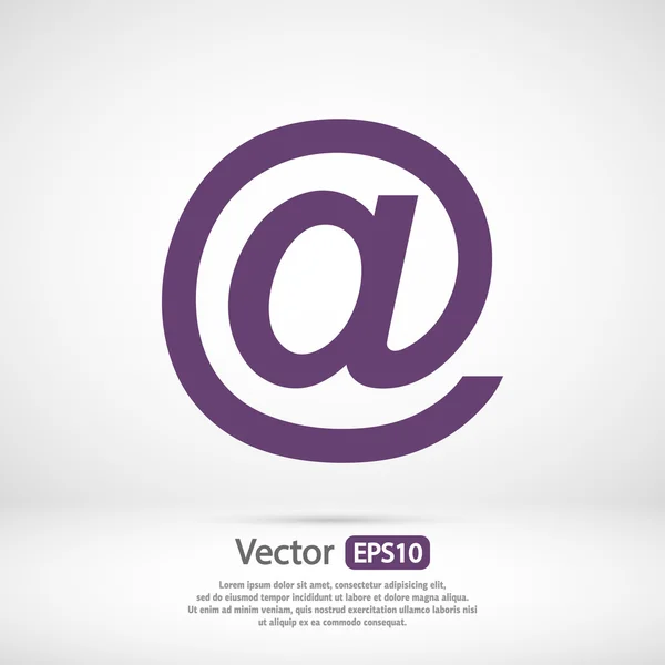 E-internet-ikonen — Stock vektor