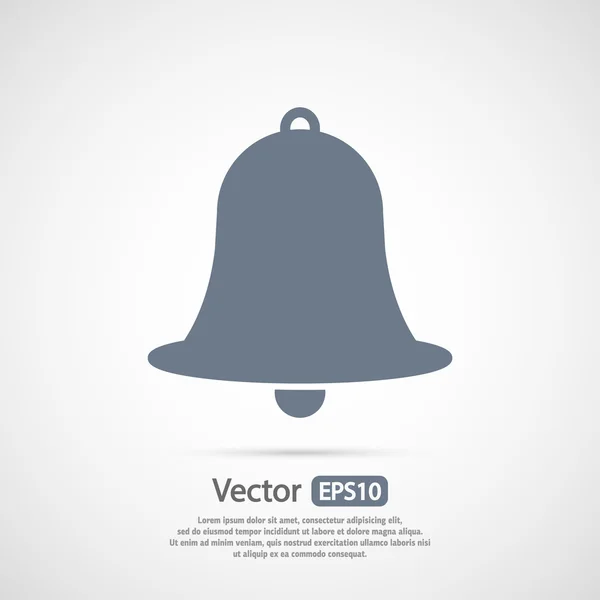 Bell icono de diseño — Vector de stock