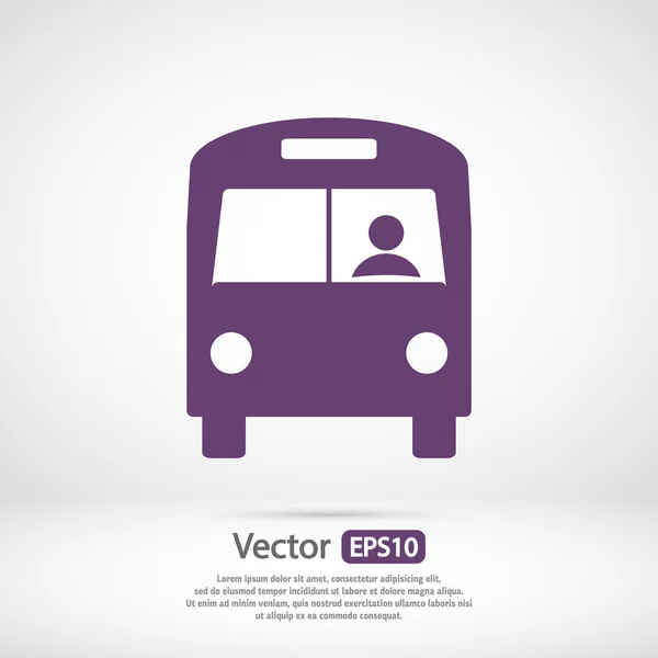 Bus icon design — Stock Vector