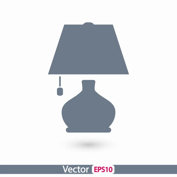 Lampa ikony designu — Stockový vektor