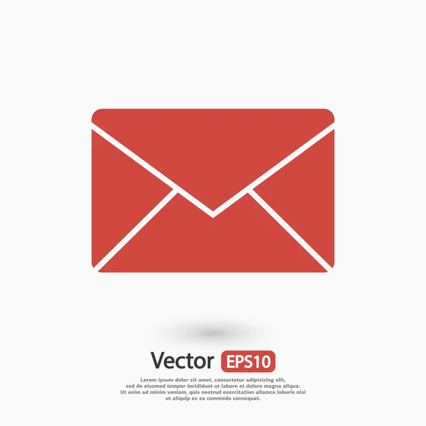 Envelope ícone de correio — Vetor de Stock