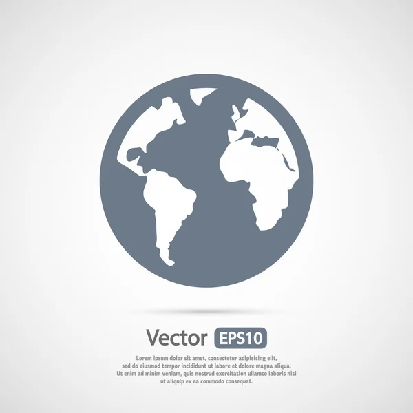 Planeta ikony designu — Stockový vektor
