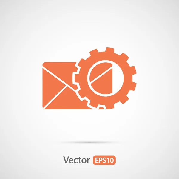 Pictograma plic mail — Vector de stoc