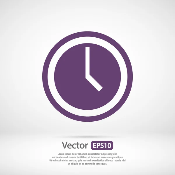 Óra ikon tervezés — Stock Vector