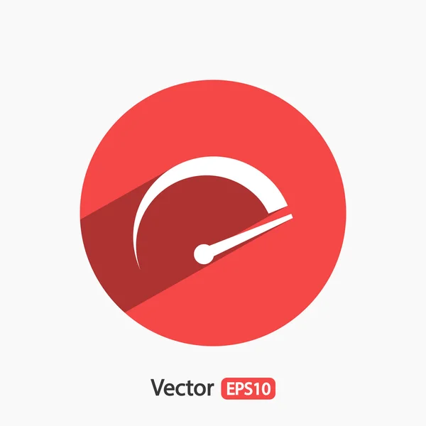 Obrázek ikony otáčkoměru — Stockový vektor