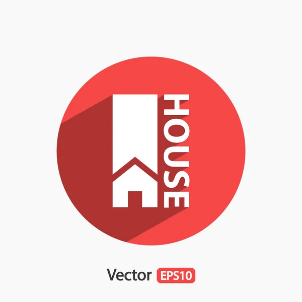 Dům ikony designu — Stockový vektor