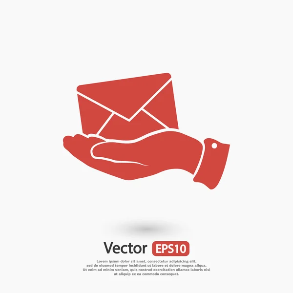 Sobre icono de correo — Archivo Imágenes Vectoriales