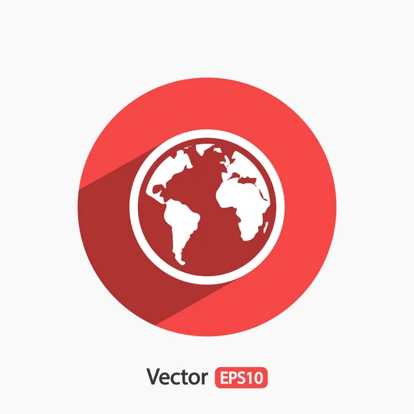 Planeet pictogram ontwerp — Stockvector