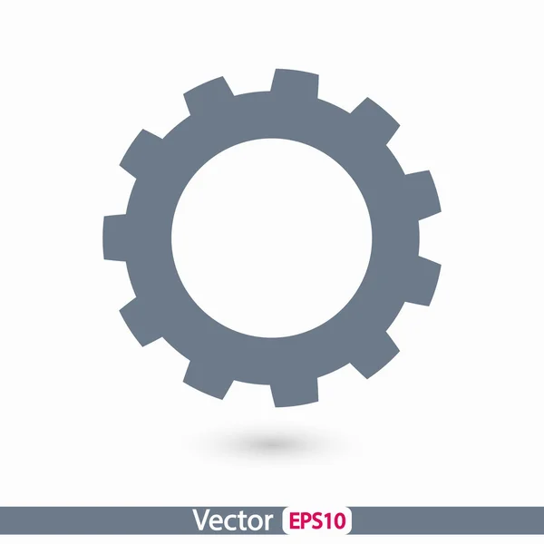 Icono de engranaje diseño — Vector de stock