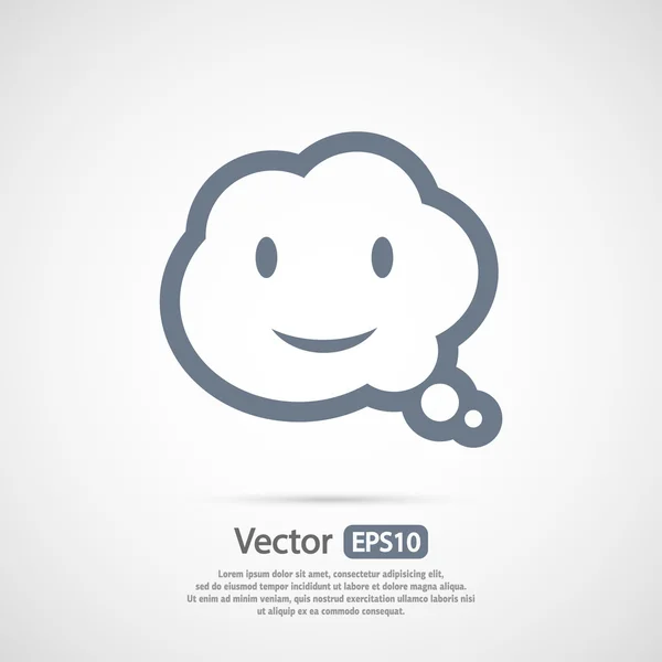 Icono de burbuja de habla — Vector de stock