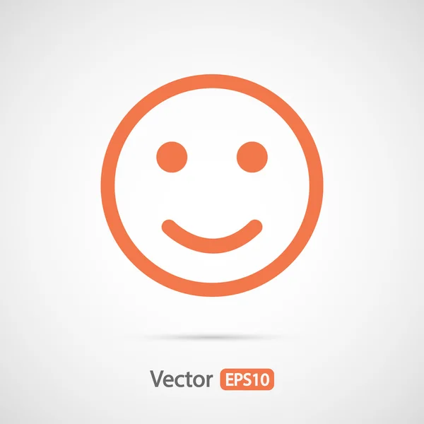 Sonrisa icono de diseño — Vector de stock