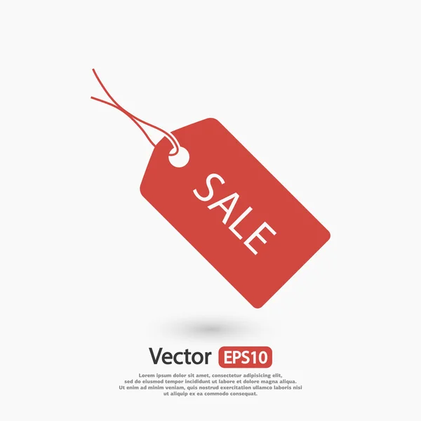 Sale Tag icon design — Stock Vector