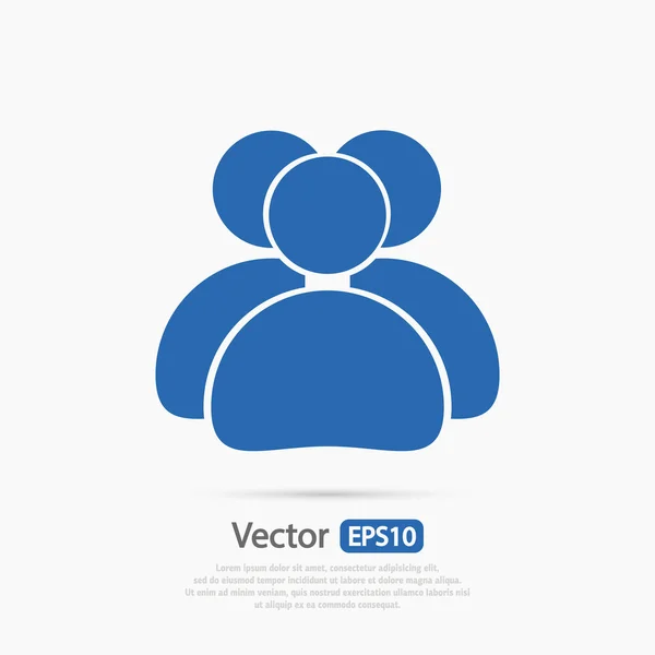 Icono de gente de negocios — Vector de stock