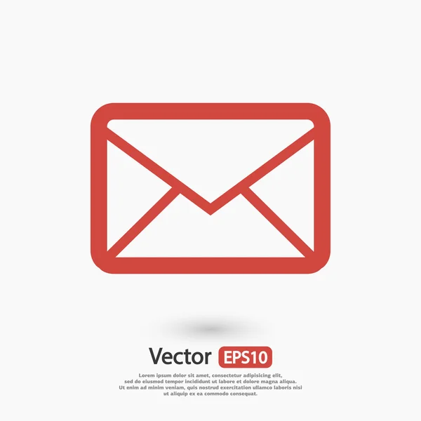 Ikona obálky — Stockový vektor