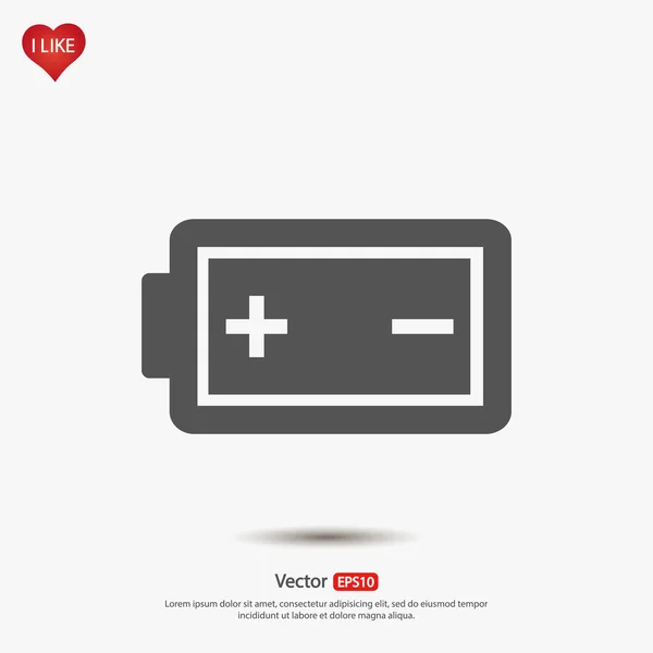 Batterij lading pictogram — Stockvector