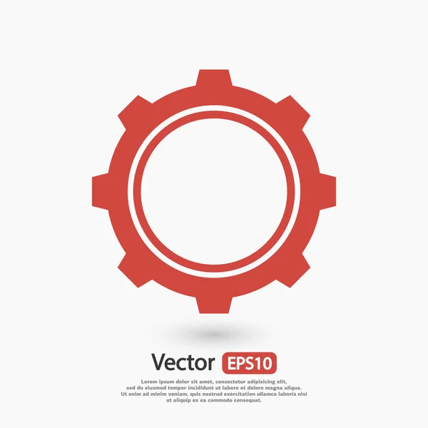 Versnelling pictogram ontwerp — Stockvector