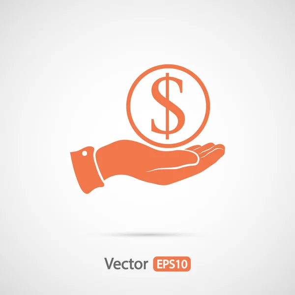 Geld pictogram opslaan — Stockvector