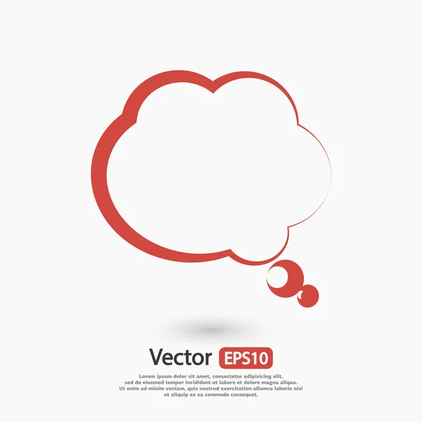 Bule de vorbire pictogramă — Vector de stoc