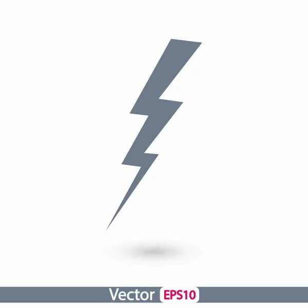 Bliksem pictogram ontwerp — Stockvector