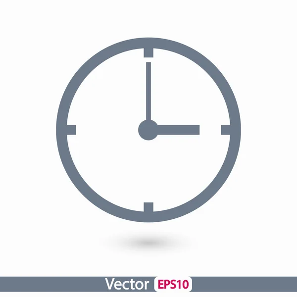 Klok pictogram ontwerp — Stockvector