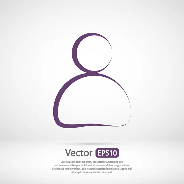 Icono del hombre de negocios — Vector de stock