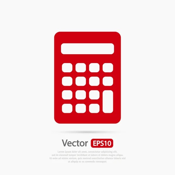 Számológép ikon tervezés — Stock Vector