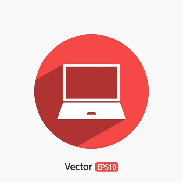 Laptop pictogram ontwerp — Stockvector