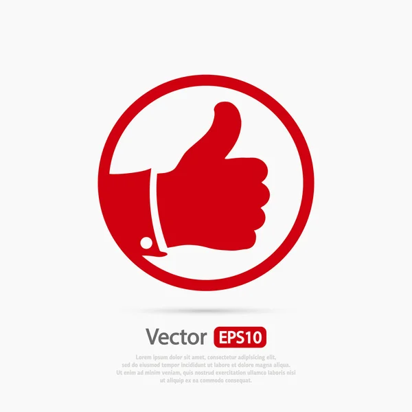 Als pictogram, platte ontwerpstijl — Stockvector