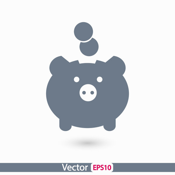 Moneybox icon design