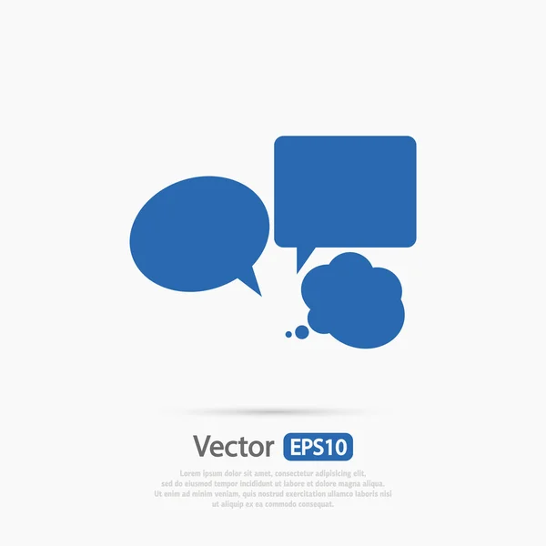 Speech bubble Icon — Stock Vector