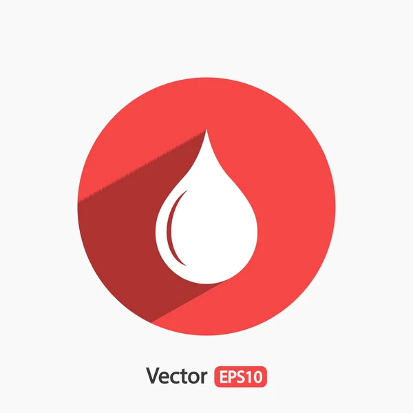 Diseño de icono de gota — Vector de stock