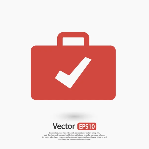 Werkmap pictogram ontwerp — Stockvector