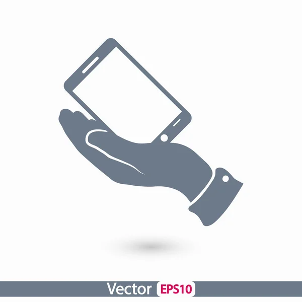 Mobiele smartphone pictogram — Stockvector