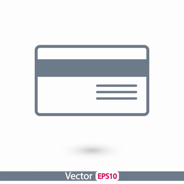 Bank credit card icon — Stock Vector