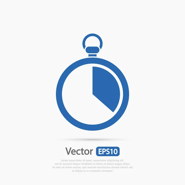 Stopky ikony designu — Stockový vektor