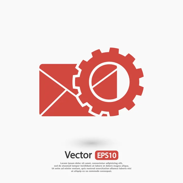 Pictogram envelop post — Stockvector