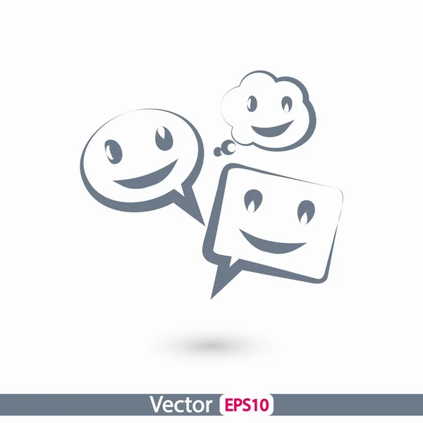 Icono de burbuja de habla — Vector de stock