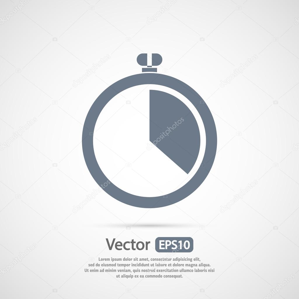 Stopwatch icon design