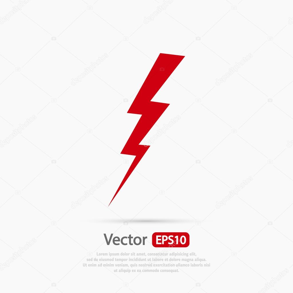 Lightning icon design