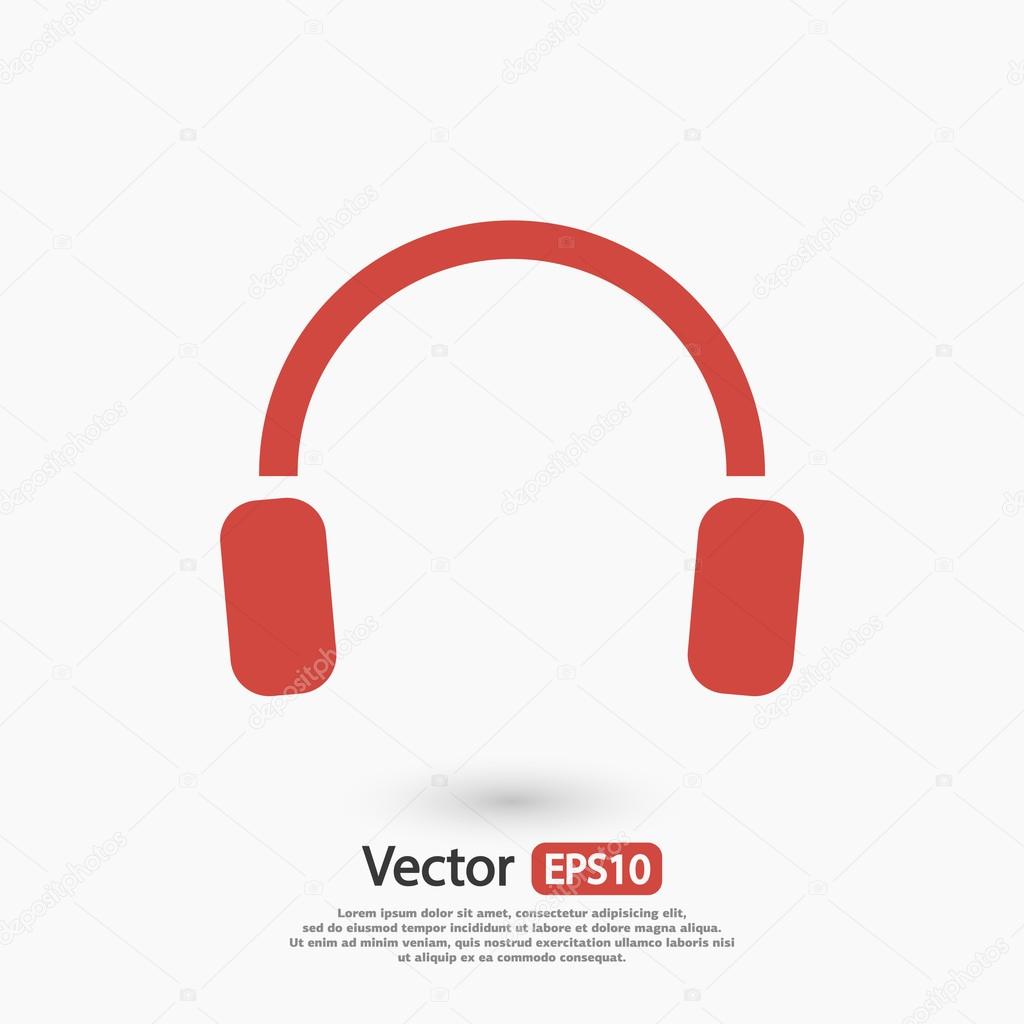 Headphones icon design