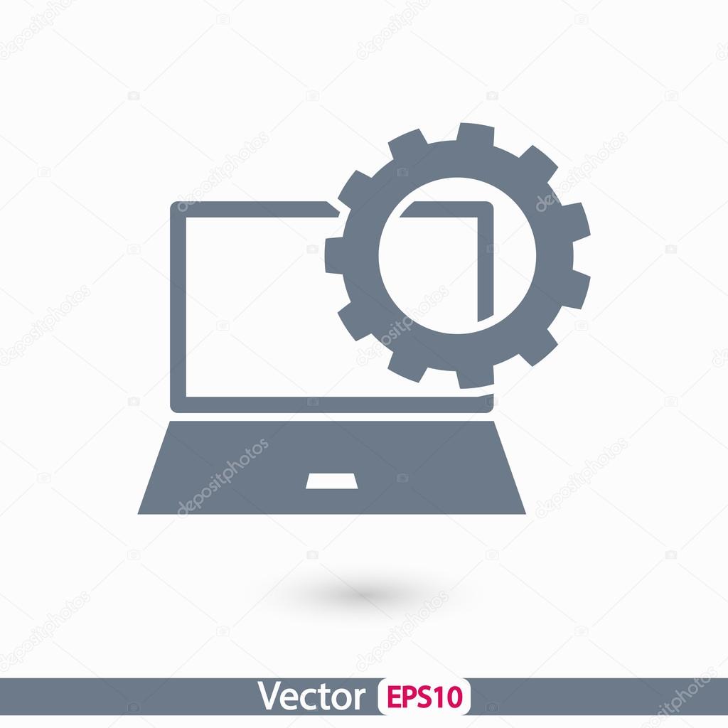 Laptop icon design