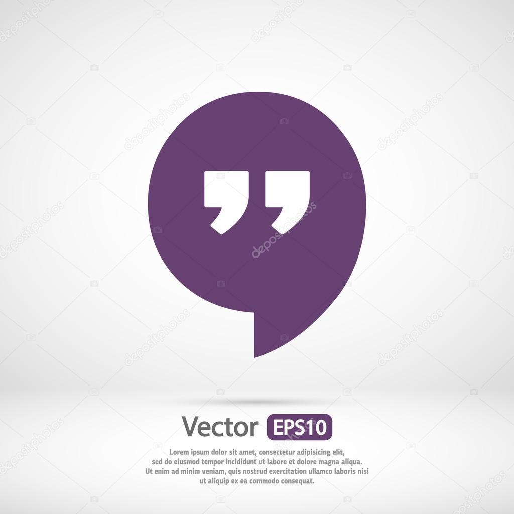 Dialog Speech bubble icon