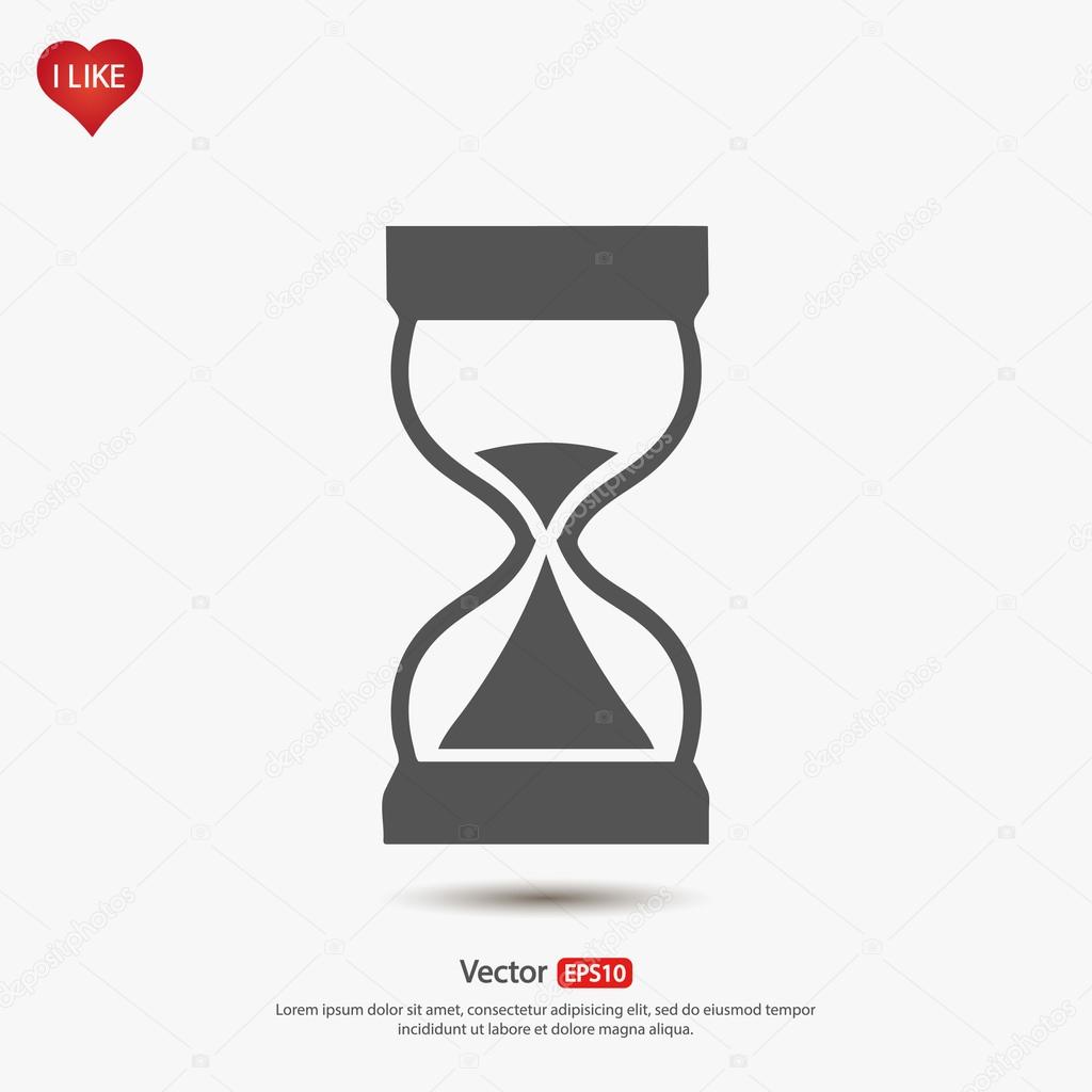 Hourglass icon design