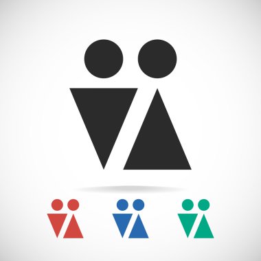 erkek ve dişi sembolleri simgesi