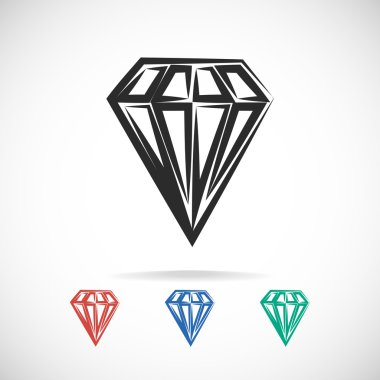 elmas simgesi, düz tasarım