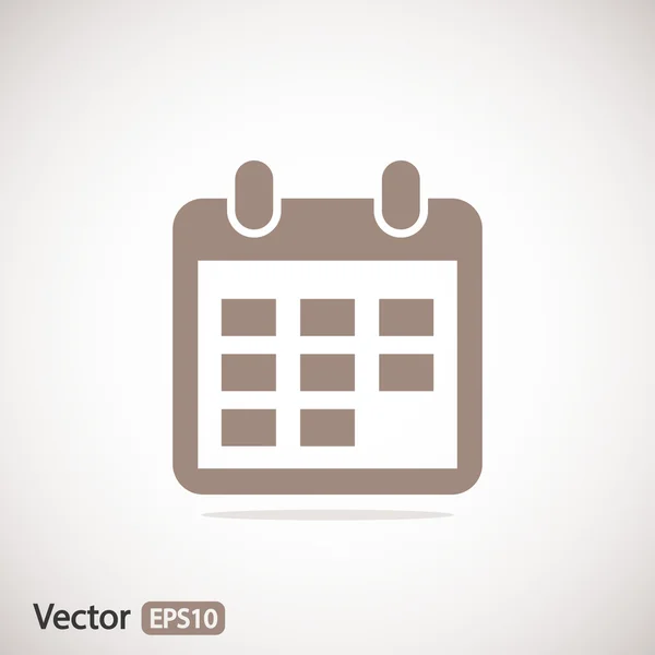 Kalender-Icon-Design — Stockvektor