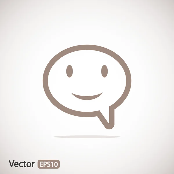 Spraakbelletjes pictogram — Stockvector