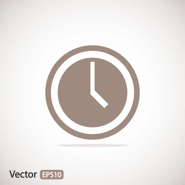 Reloj icono de diseño — Archivo Imágenes Vectoriales