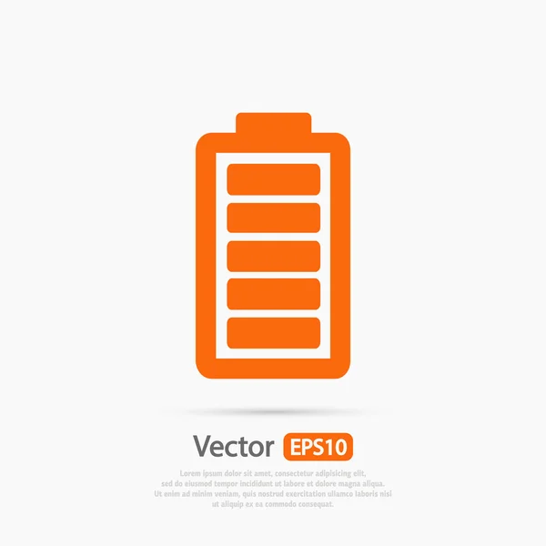 Batterij lading pictogram — Stockvector