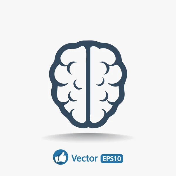 Beyin simge düz tasarım stil